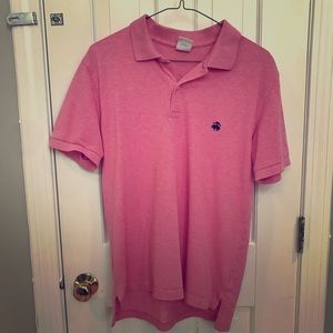 Brooks Brothers polo shirt salmon pink